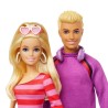 Barbie-Fashionistas-Coffret poupées et accessoires patins à roulettes