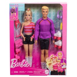 Barbie-Fashionistas-Coffret poupées et accessoires patins à roulettes