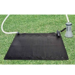 Intex Tapis solaire chauffant PVC 1,2x1,2 m Noir 28685 91056