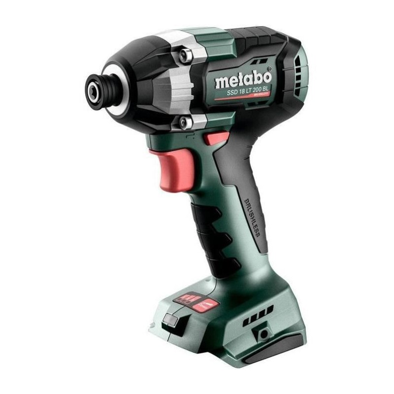 Visseuse a choc sans fil - METABO - SSD 18 LT 200 BL - 18 V - 200 Nm - Profes...