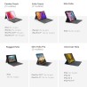 Etui clavier - Logitech - Combo Touch - AZERTY - Pour iPad 9eme génération, 8...