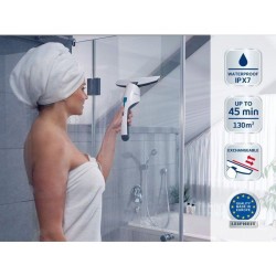 Aspirateur a vitres et salle de bains Leifheit Nemo 51035, lave vitres électr...