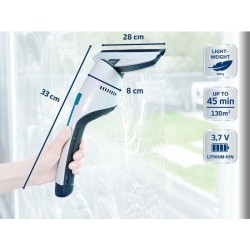 Aspirateur a vitres et salle de bains Leifheit Nemo 51035, lave vitres électr...