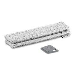 KÄRCHER Lot de 2 chiffons microfibres outdoor scratch gris