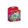 Figurines Dragon Fleuri avec son petit, Coffret Schleich 70592