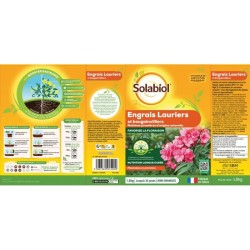SOLABIOL Engrais lauriers & bougainvilliers - 1,5kg - Jusqu'a 30 pieds - Favo...