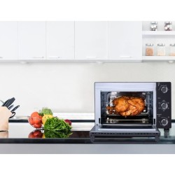 CONTINENTAL EDISON CEMF35B4 - Minifour électrique 35L noir - 1500W - Rotissoi...