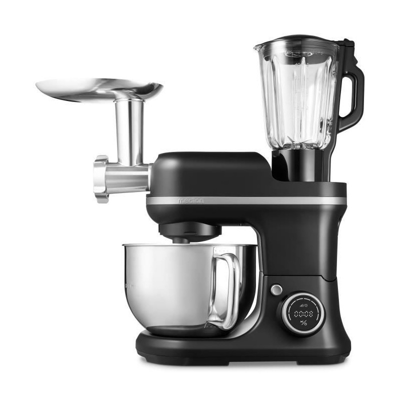Robot de cuisine 3-en-1- MEDION - MD18430 - 1200 W - 5 L - 8 vitesses - Fonct...