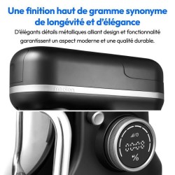 Robot de cuisine 3-en-1- MEDION - MD18430 - 1200 W - 5 L - 8 vitesses - Fonct...