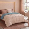 HUDSON - Couette Légere Microfibre - 200gr/m2 - Galet & Lac- 240 x 260 cm