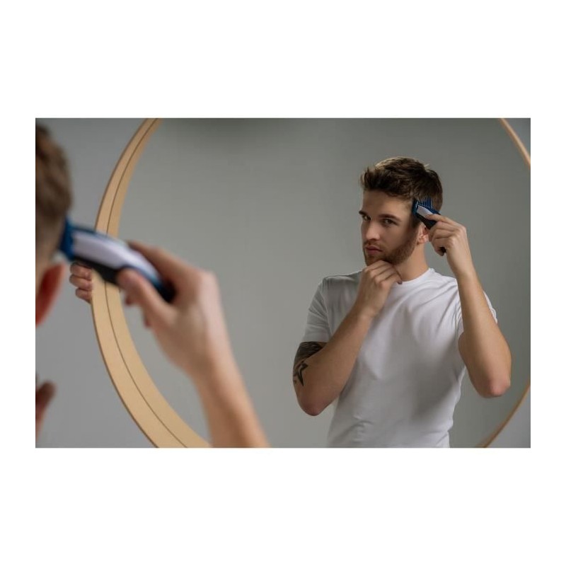 Tondeuse à cheveux - WAHL - COLOR PRO CORDLESS - 3,5 W - 8 sabots - Autonomie...