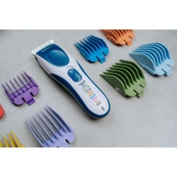 Tondeuse à cheveux - WAHL - COLOR PRO CORDLESS - 3,5 W - 8 sabots - Autonomie...