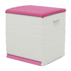 PLASTIKEN Coffre de rangement Space Saver avec roulettes et cadenas - Contena...