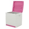 PLASTIKEN Coffre de rangement Space Saver avec roulettes et cadenas - Contena...