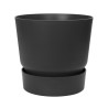 ELHO Pot de fleurs rond Greenville 25 - Extérieur - Ø 24,48 x H 23,31 cm - Vi...