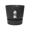 ELHO Pot de fleurs rond Greenville 25 - Extérieur - Ø 24,48 x H 23,31 cm - Vi...