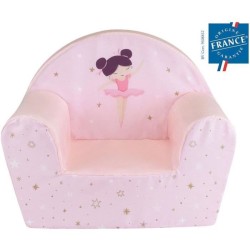 Fauteuil club Danseuse Ballerine pour enfant - FUN HOUSE - l.52 x P.33 x H.42...