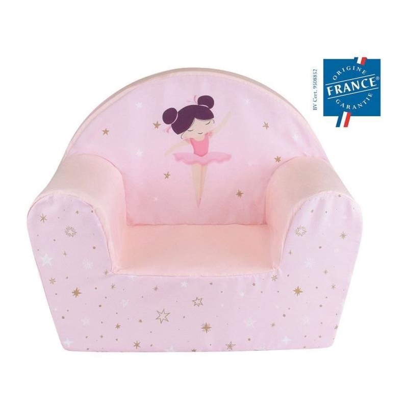 Fauteuil club Danseuse Ballerine pour enfant - FUN HOUSE - l.52 x P.33 x H.42...