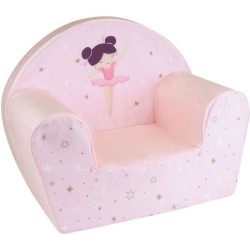 Fauteuil club Danseuse Ballerine pour enfant - FUN HOUSE - l.52 x P.33 x H.42...