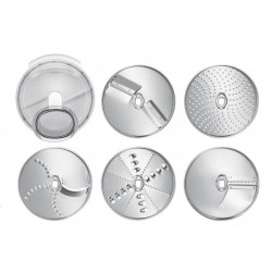 Accessoires pour kitchen machine BOSCH MUM5 - Lot VeggieLove: 1 acc. Râpeur/é...