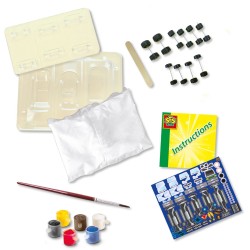 Moulage et peinture - SES CREATIVE - Hobby Blue - Voitures - Stimule