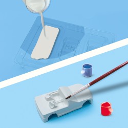 Moulage et peinture - SES CREATIVE - Hobby Blue - Voitures - Stimule