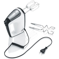 Batteur électrique SEVERIN HM3830 - 5 vitesses + fonction turbo, 1 600 tours/...