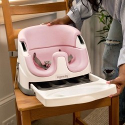 INGENUITY Réhausseur de chaise bébé enfant de 6 mois a 3 ans, Base 2 en 1 Piv...