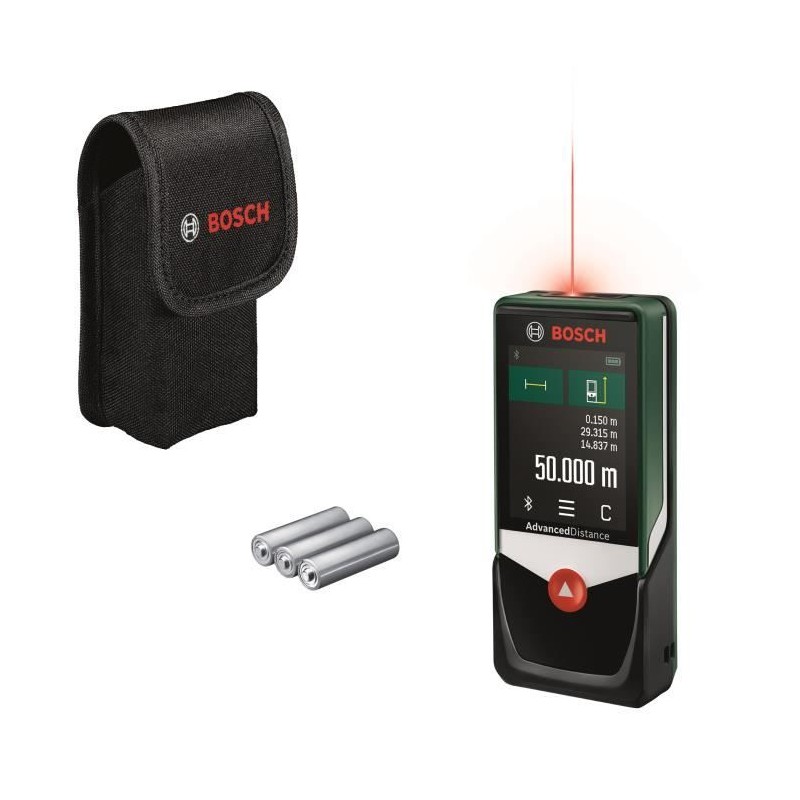 Bosch Télémetre laser AdvancedDistance 50C (mesure précise de la distance jus...