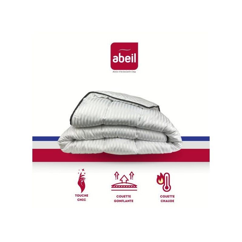 ABEIL Couette chaude Confort Hôtelier 240 x 260 cm