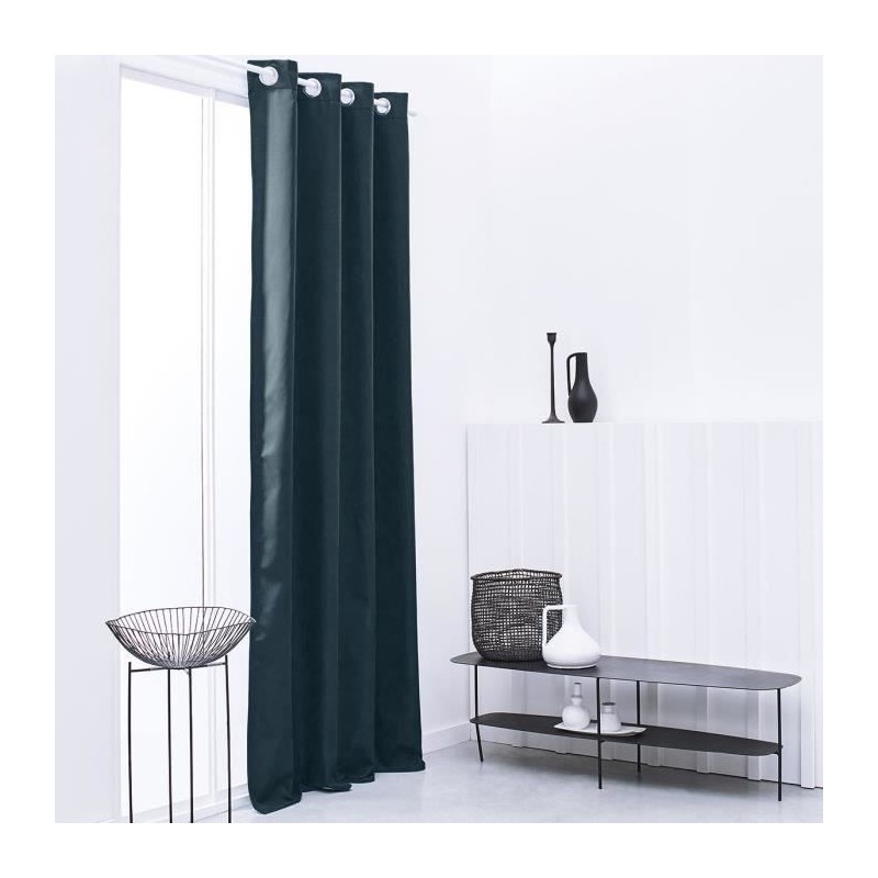 TODAY Rideau Isolant Thermique Essential Uni - 140 x 240 cm - Paon