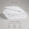 Couette Tempérée 300gr/m² Microfibre - 140 x 200 cm - Blanc