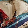 Parure de lit - TODAY - JAVA - 2 personnes - 240x220 cm - Coton - Imprimé New...