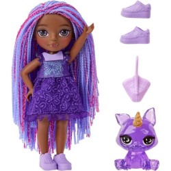 Rainbow High Littles - Poupée 15cm + animal de compagnie - Violet