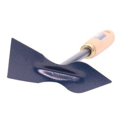 Serfouette a fleurs panne et langue manche bois