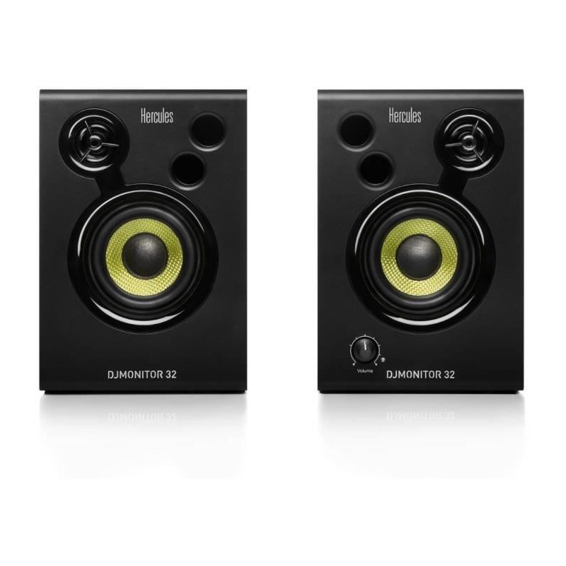 HERCULES DJMONITOR 32 - Enceintes de monitoring actives - 2 x 15W RMS