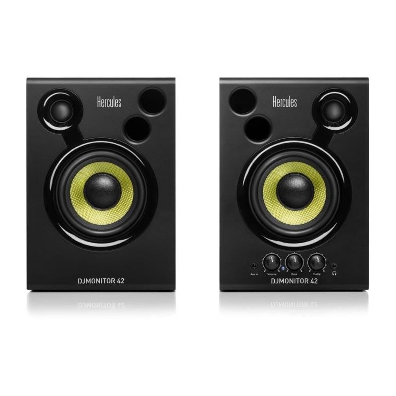 HERCULES DJMONITOR 42 - Enceintes de monitoring actives - 2 x 20W RMS