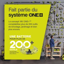 RYOBI - Perceuse-visseuse compacte 18V ONE+ - 2 batteries lithium+ 2,0 Ah - c...