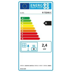 Poele a pétrole QLIMA R7224-SC - 2400 W - jusqu'a 85 m³ - Détecteur CO² - Rés...