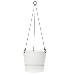 ELHO Pot de fleurs a suspendre Greenville - Ø 23,9 x H 20,3 cm - Extérieur - ...