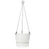 ELHO Pot de fleurs a suspendre Greenville - Ø 23,9 x H 20,3 cm - Extérieur - ...