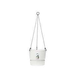 ELHO Pot de fleurs a suspendre Greenville - Ø 23,9 x H 20,3 cm - Extérieur - ...