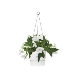 ELHO Pot de fleurs a suspendre Greenville - Ø 23,9 x H 20,3 cm - Extérieur - ...