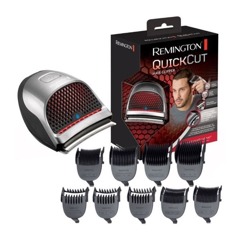 Remington HC4250 Tondeuse Cheveux QuickCut Etanche, Lame Incurvée Acier Inoxy...