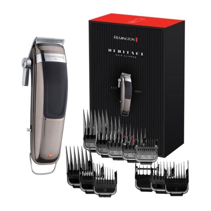 Tondeuse Cheveux Professionnelle Remington HC9100 Heritage - Lames Amovibles ...