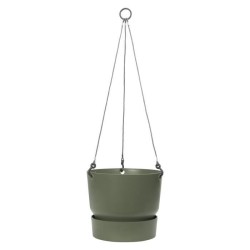 ELHO Pot de fleurs a suspendre Greenville - Ø 23,9 x H 20,3 cm - Extérieur - ...