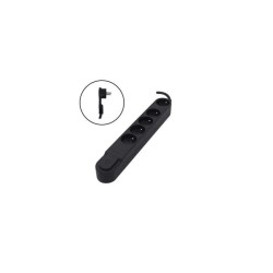 CHACON Bloc multiprise 5 prises 16 A avec interrupteur, fiche plate, câble 1,...