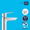 Mitigeur monocommande Lavabo GROHE Start - Taille S - limiteur de température...