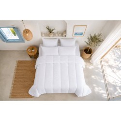 Couette Légere Microfibre - BLANREVE - 140 x 200 cm - Blanc