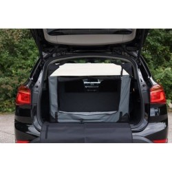 KERBL - Box de transport pour chien - JOURNEY - 81 x 58 x 58 cm - Gris / Beige